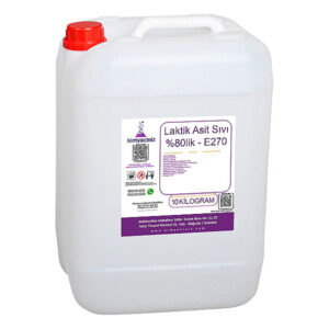 Laktik Asit Sıvı %80lik - E270 10 KG