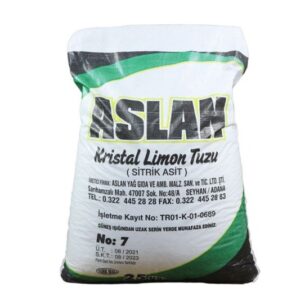 Limon Tuzu Sitrik Asit - Parça 25 KG