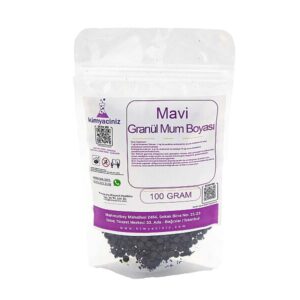 Mavi Granül Mum Boyası 100 GR