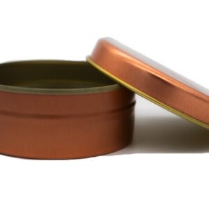 Metal Mum Kutusu Bronz 75 CC - 10 Adet