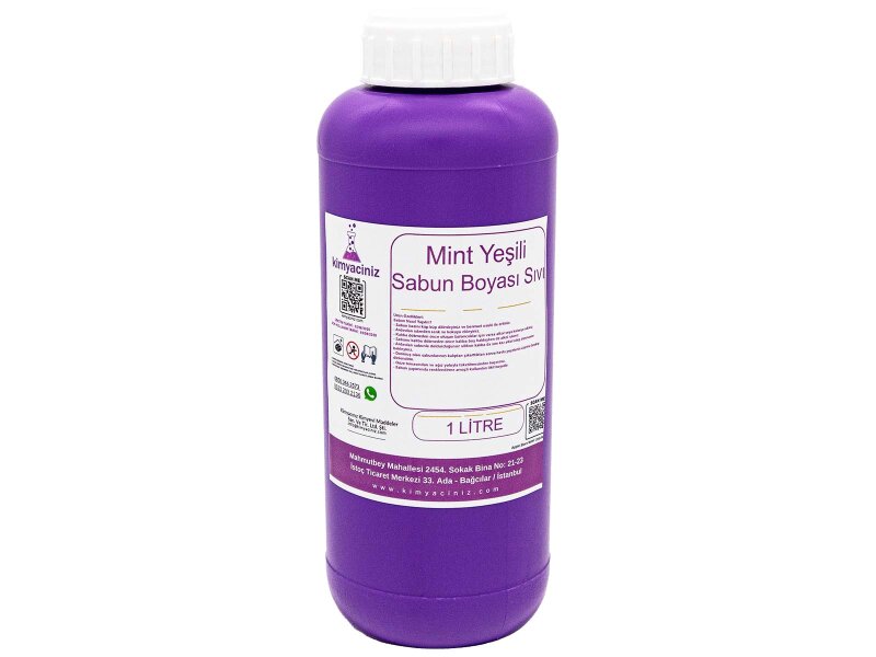 Mint Yeşili Sabun Boyası - Sıvı 1 LT
