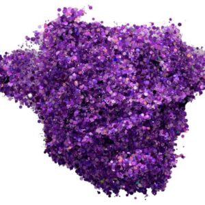 Mor Glitter Süsleme Aksesuarı 100 GR