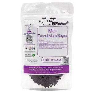 Mor Granül Mum Boyası 1 KG