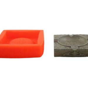 Motifli Küllük Beton Saksı Silikon Kalıp B-39