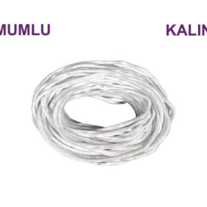 Mum Fitili Kalın 10 Metre - Mumlu Fitil