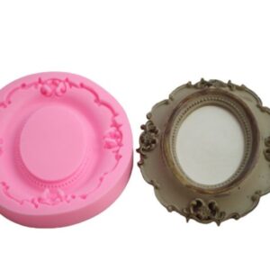 Oval Çerçeve Silikon Kalıbı ÇE-33