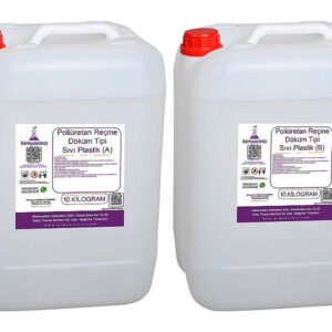 Poliüretan Reçine - Döküm Tipi Sıvı Plastik 10+10 / 20 KG