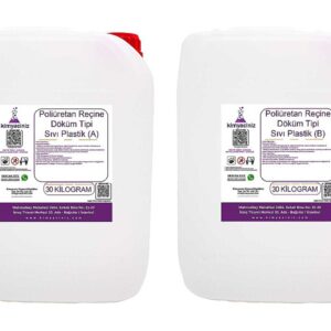 Poliüretan Reçine - Döküm Tipi Sıvı Plastik 30+30 / 60 KG