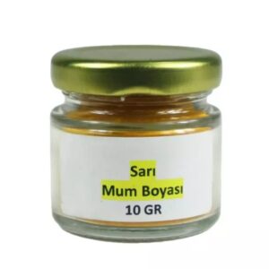 Sarı Toz Mum Boyası 10 GR