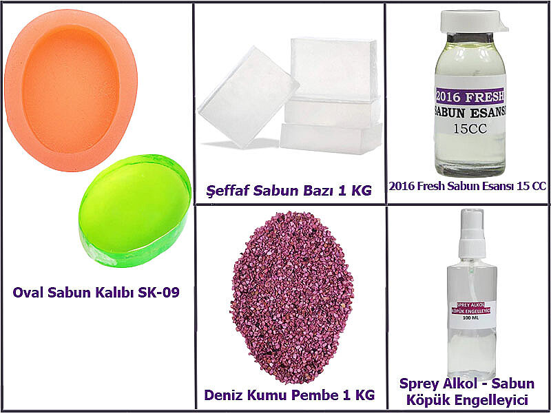 Şeffaf Sabun Yapım Seti Mini