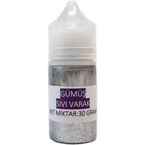 Sıvı Varak Epoksi Reçine Boyası Gümüş 30 GR