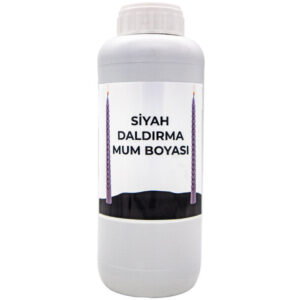 Siyah Daldırma Sıvı Mum Boyası 1 LT