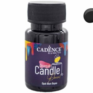 Siyah Opak Mum Boyası Cadence CDL 36 50 ml