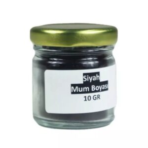 Siyah Toz Mum Boyası 10 GR