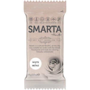Smarta Modelleme Hamuru Beyaz 100 GR