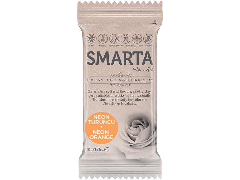 Smarta Modelleme Hamuru Neon Turuncu 100 GR