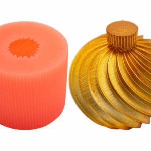 Spiral Silikon Mum Kalıbı M-317