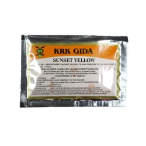 Sunset Yellow Turuncu Gıda Boyası 9 GR