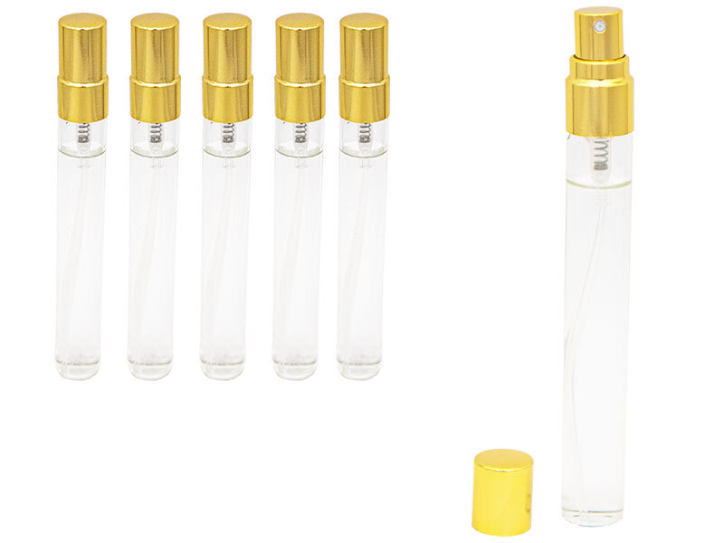 Tester Parfüm Şişesi Gold Kapak 10 ML 20 Adet