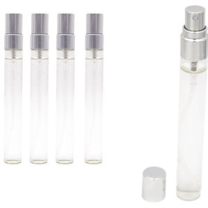 Tester Parfüm Şişesi Gümüş Kapak 10 ML 20 Adet