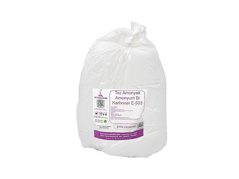 Toz Amonyak Amonyum Bi Karbonat E-503 5 KG