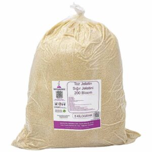 Toz Jelatin Sığır Jelatini 200 Bloom 5 KG