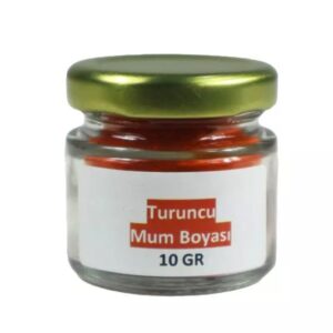 Turuncu Toz Mum Boyası 10 GR