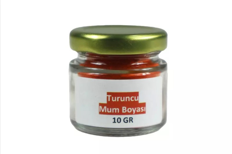 Turuncu Toz Mum Boyası 10 GR